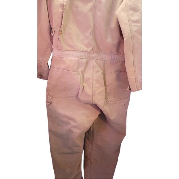 VTG Carhartt Quilted Duck Canvas Coveralls X01 Lined Workwear Men's 2 XL Utility - Picture 6 of 8